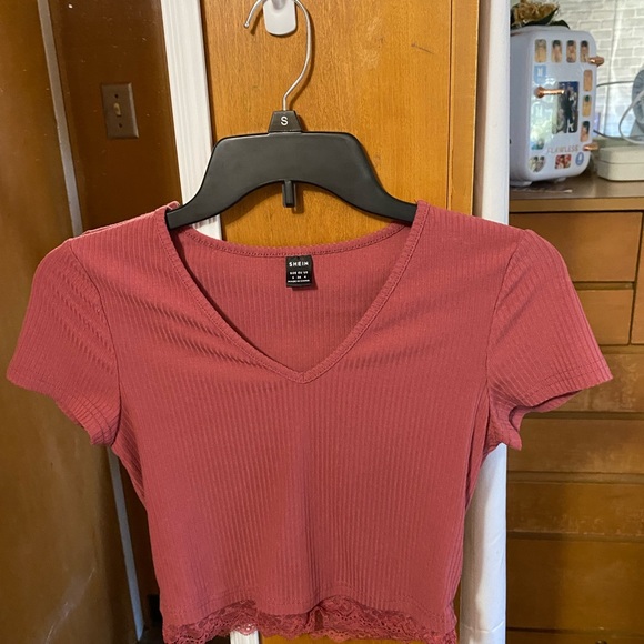 SHEIN Pink crop top - Picture 8 of 12